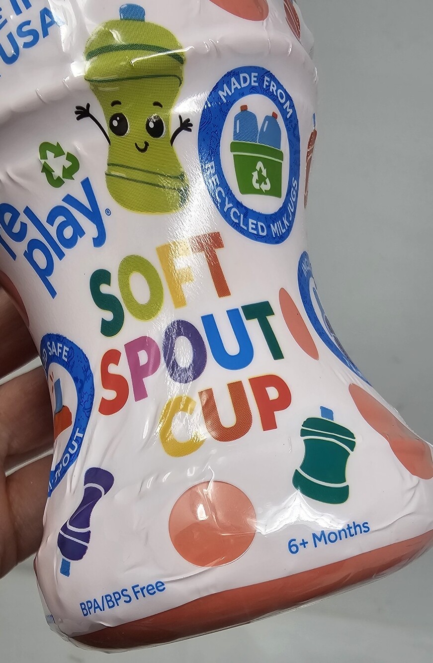 Lot of 6 RePlay Recycled Soft Spout Sippy Transition Cup Pink 8 fl Oz Toddler - Picture 4 of 5